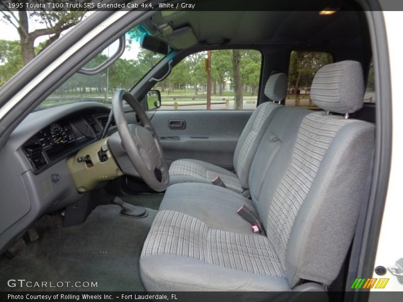 Front Seat of 1995 T100 Truck SR5 Extended Cab 4x4