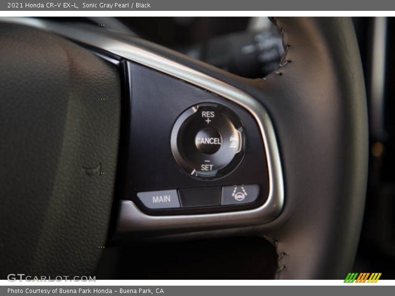 Sonic Gray Pearl / Black 2021 Honda CR-V EX-L
