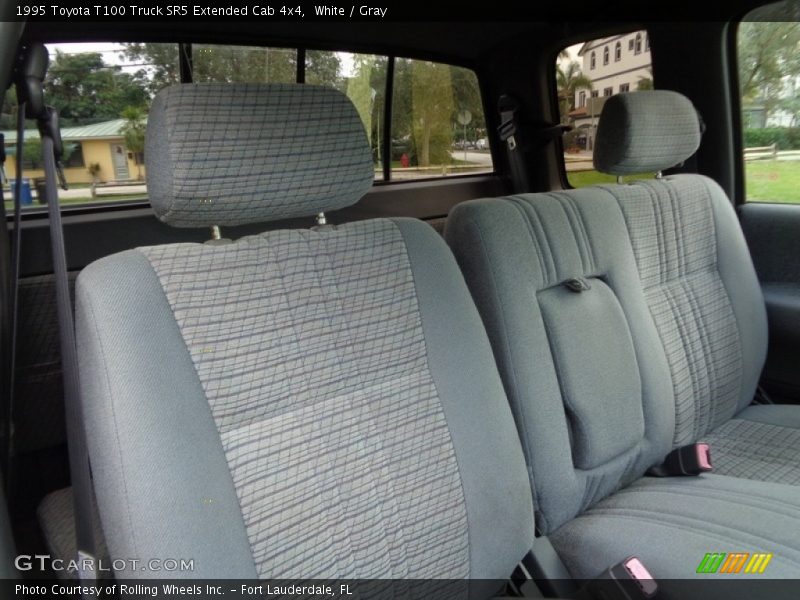 White / Gray 1995 Toyota T100 Truck SR5 Extended Cab 4x4