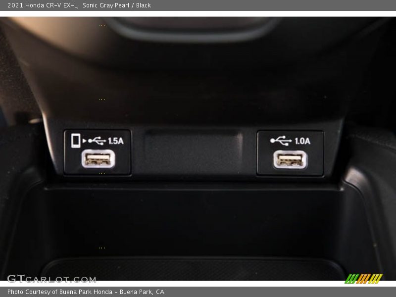 Sonic Gray Pearl / Black 2021 Honda CR-V EX-L