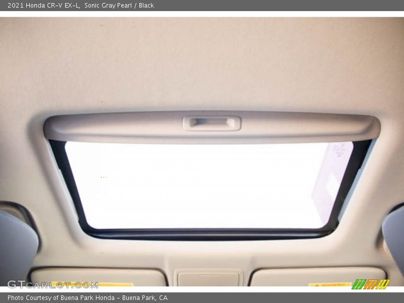 Sonic Gray Pearl / Black 2021 Honda CR-V EX-L