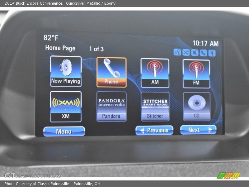 Quicksilver Metallic / Ebony 2014 Buick Encore Convenience