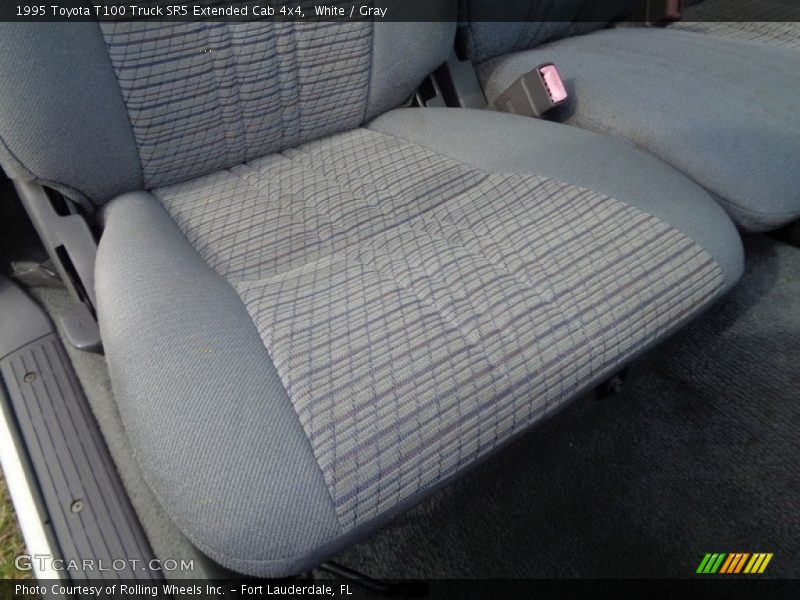 White / Gray 1995 Toyota T100 Truck SR5 Extended Cab 4x4