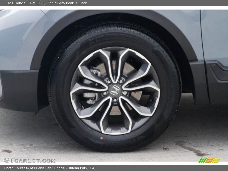 Sonic Gray Pearl / Black 2021 Honda CR-V EX-L