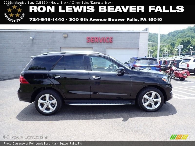 Black / Ginger Beige/Espresso Brown 2018 Mercedes-Benz GLE 350 4Matic