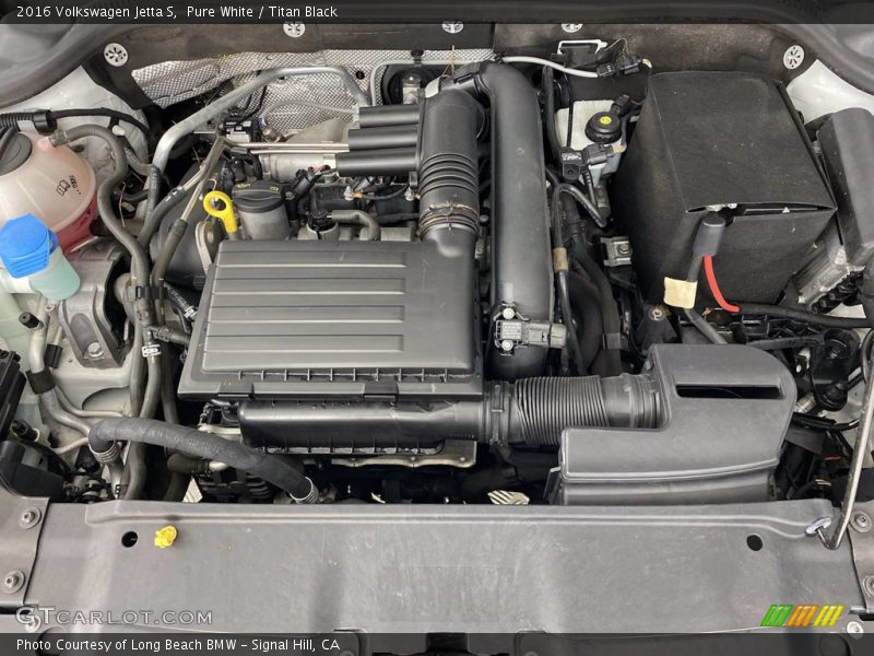 Pure White / Titan Black 2016 Volkswagen Jetta S