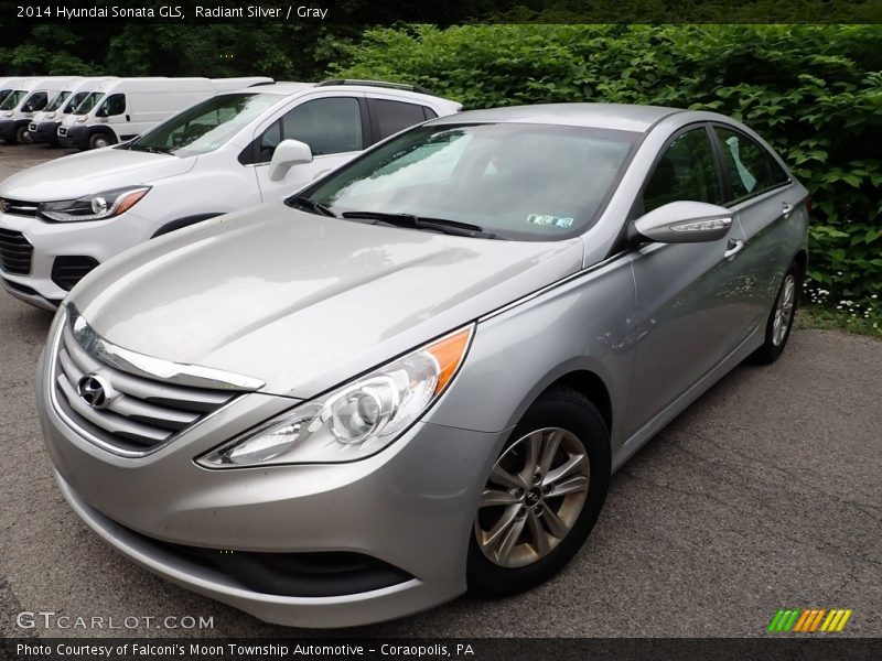 Radiant Silver / Gray 2014 Hyundai Sonata GLS
