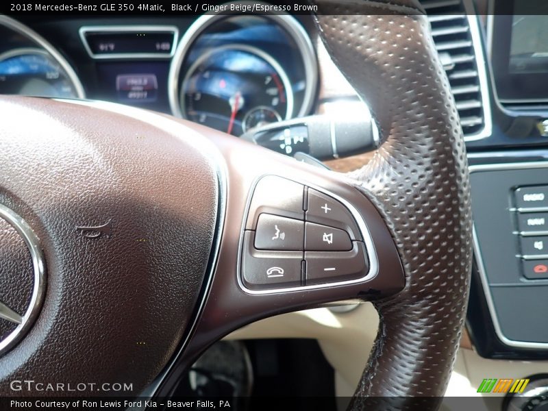 Black / Ginger Beige/Espresso Brown 2018 Mercedes-Benz GLE 350 4Matic