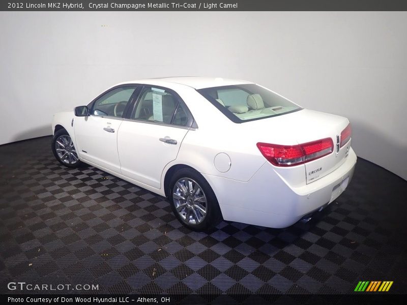 Crystal Champagne Metallic Tri-Coat / Light Camel 2012 Lincoln MKZ Hybrid