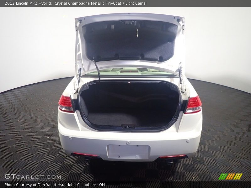 Crystal Champagne Metallic Tri-Coat / Light Camel 2012 Lincoln MKZ Hybrid
