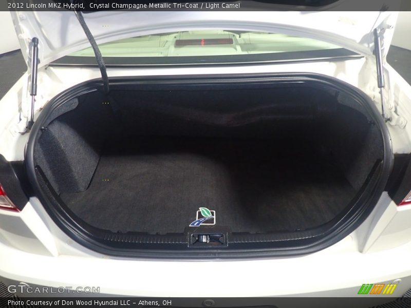 Crystal Champagne Metallic Tri-Coat / Light Camel 2012 Lincoln MKZ Hybrid