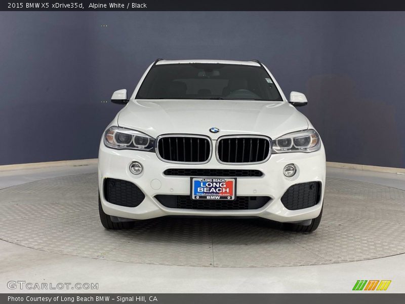 Alpine White / Black 2015 BMW X5 xDrive35d