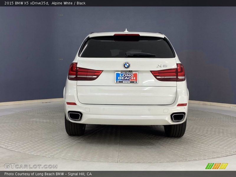 Alpine White / Black 2015 BMW X5 xDrive35d