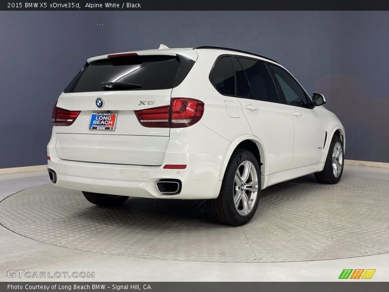 Alpine White / Black 2015 BMW X5 xDrive35d