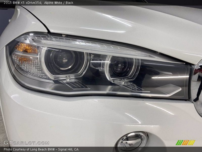 Alpine White / Black 2015 BMW X5 xDrive35d