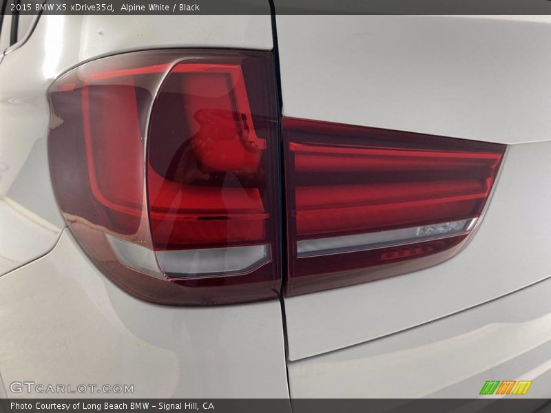 Alpine White / Black 2015 BMW X5 xDrive35d