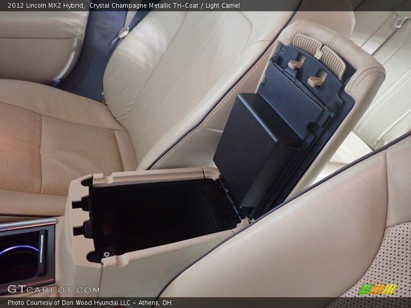 Crystal Champagne Metallic Tri-Coat / Light Camel 2012 Lincoln MKZ Hybrid