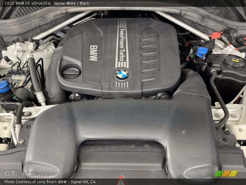 Alpine White / Black 2015 BMW X5 xDrive35d