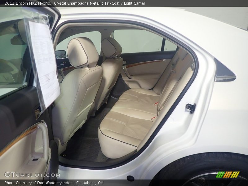 Crystal Champagne Metallic Tri-Coat / Light Camel 2012 Lincoln MKZ Hybrid