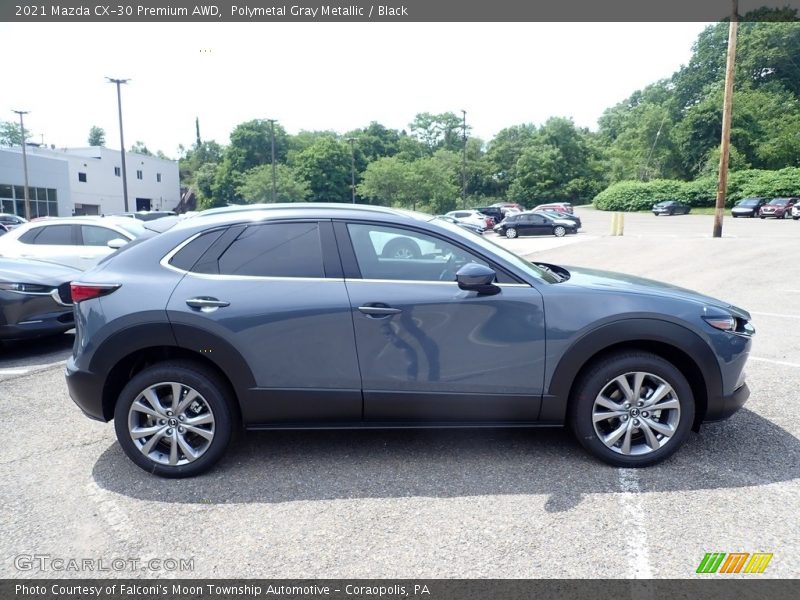 Polymetal Gray Metallic / Black 2021 Mazda CX-30 Premium AWD