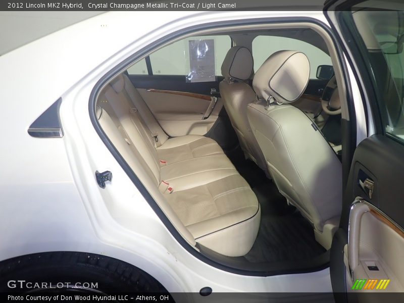 Crystal Champagne Metallic Tri-Coat / Light Camel 2012 Lincoln MKZ Hybrid