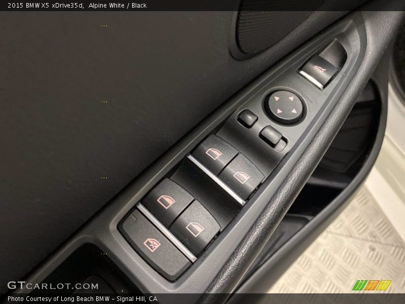 Alpine White / Black 2015 BMW X5 xDrive35d
