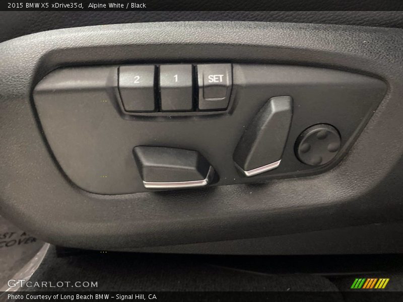 Alpine White / Black 2015 BMW X5 xDrive35d