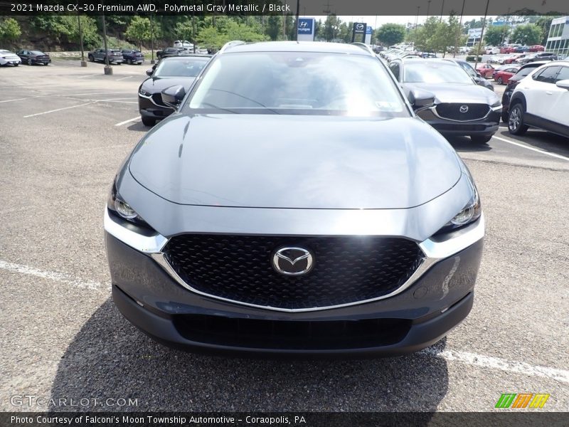Polymetal Gray Metallic / Black 2021 Mazda CX-30 Premium AWD