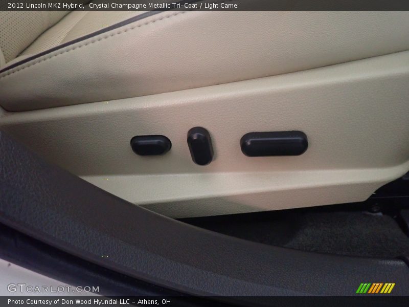 Crystal Champagne Metallic Tri-Coat / Light Camel 2012 Lincoln MKZ Hybrid