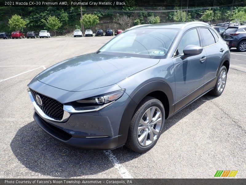 Polymetal Gray Metallic / Black 2021 Mazda CX-30 Premium AWD