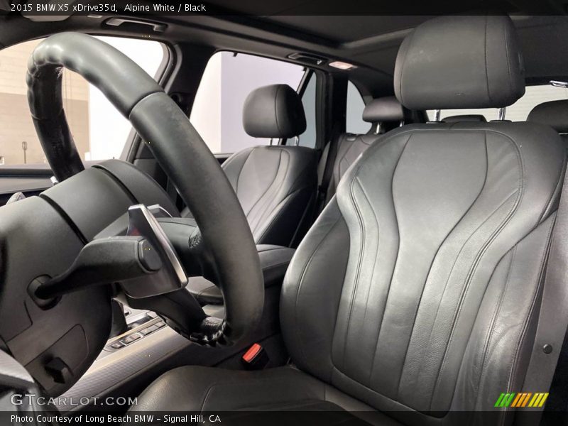 Alpine White / Black 2015 BMW X5 xDrive35d