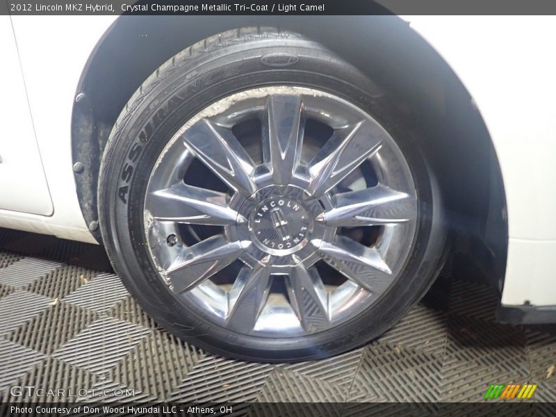 Crystal Champagne Metallic Tri-Coat / Light Camel 2012 Lincoln MKZ Hybrid