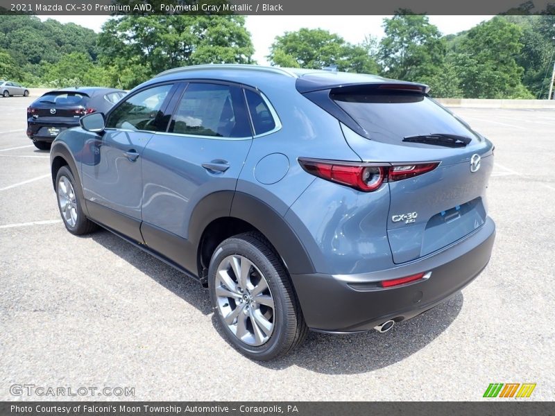 Polymetal Gray Metallic / Black 2021 Mazda CX-30 Premium AWD