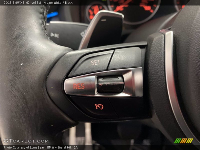 Alpine White / Black 2015 BMW X5 xDrive35d