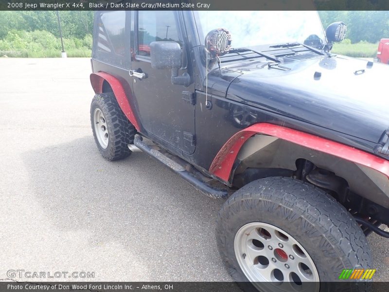 Black / Dark Slate Gray/Medium Slate Gray 2008 Jeep Wrangler X 4x4