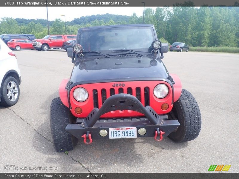 Black / Dark Slate Gray/Medium Slate Gray 2008 Jeep Wrangler X 4x4