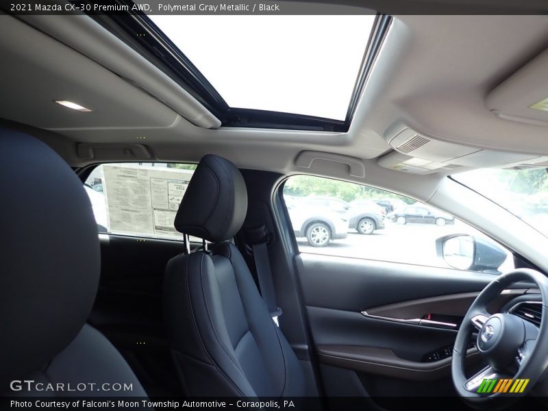 Polymetal Gray Metallic / Black 2021 Mazda CX-30 Premium AWD