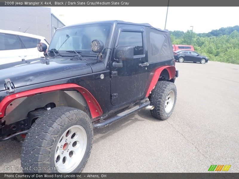 Black / Dark Slate Gray/Medium Slate Gray 2008 Jeep Wrangler X 4x4