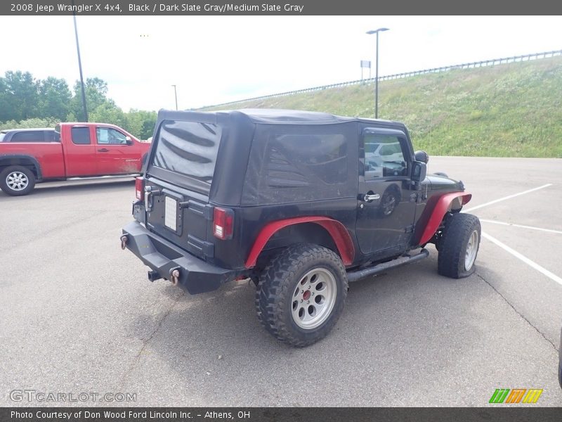 Black / Dark Slate Gray/Medium Slate Gray 2008 Jeep Wrangler X 4x4