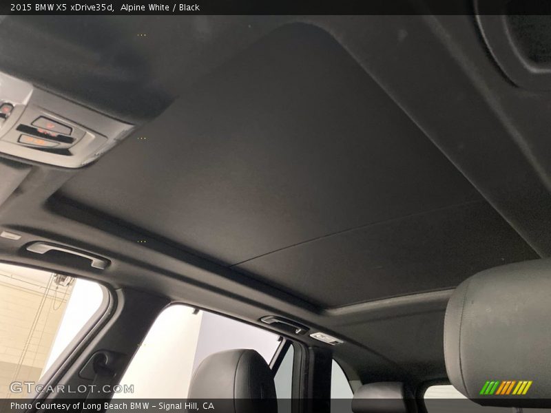 Alpine White / Black 2015 BMW X5 xDrive35d