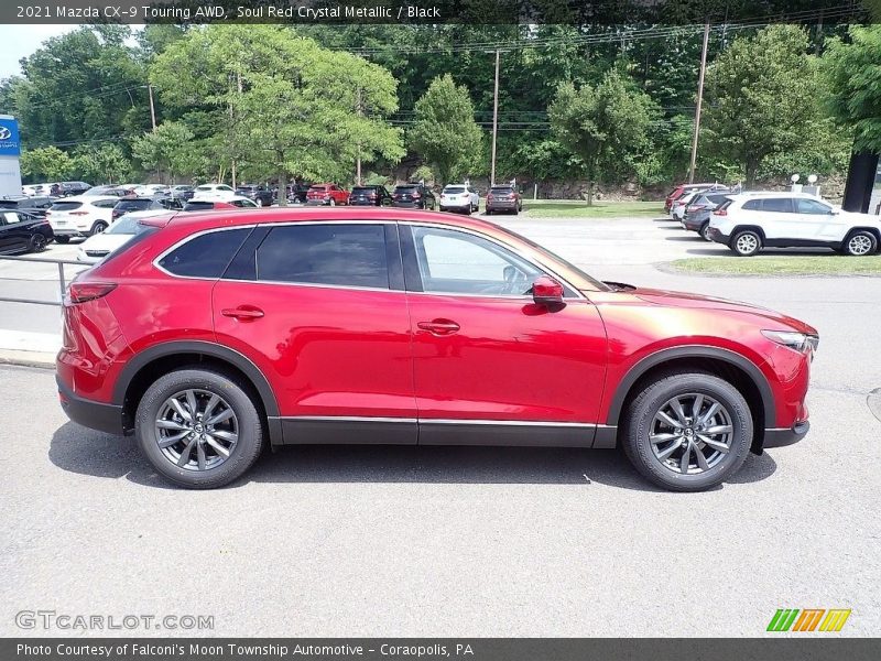 Soul Red Crystal Metallic / Black 2021 Mazda CX-9 Touring AWD