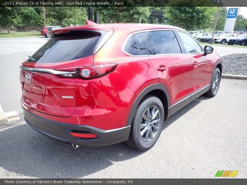 Soul Red Crystal Metallic / Black 2021 Mazda CX-9 Touring AWD