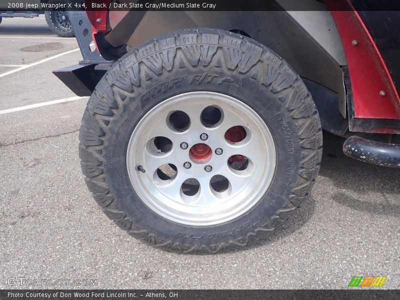 Black / Dark Slate Gray/Medium Slate Gray 2008 Jeep Wrangler X 4x4
