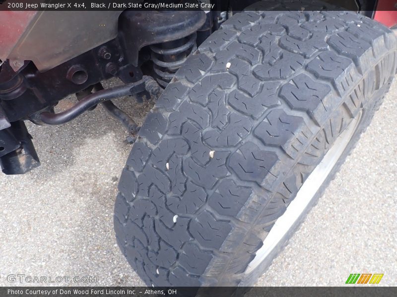 Black / Dark Slate Gray/Medium Slate Gray 2008 Jeep Wrangler X 4x4
