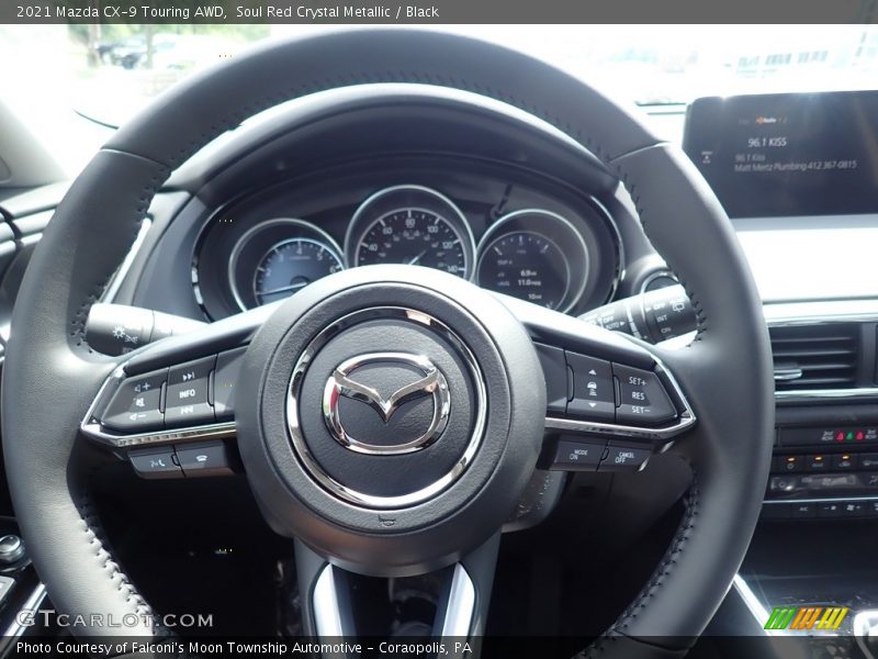 Soul Red Crystal Metallic / Black 2021 Mazda CX-9 Touring AWD