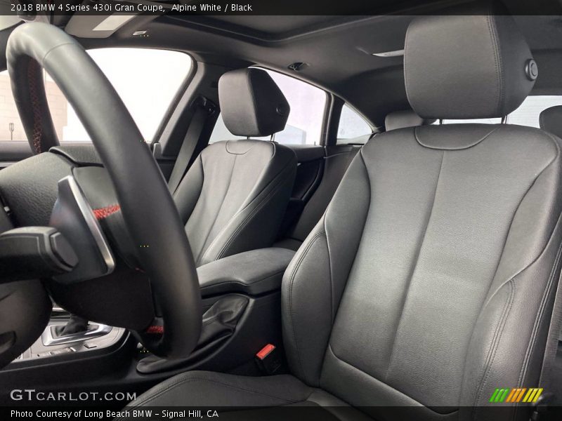 Alpine White / Black 2018 BMW 4 Series 430i Gran Coupe