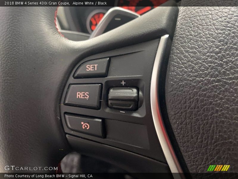 Alpine White / Black 2018 BMW 4 Series 430i Gran Coupe
