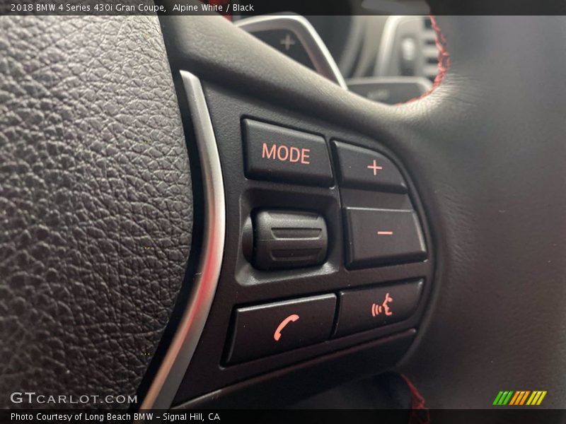Alpine White / Black 2018 BMW 4 Series 430i Gran Coupe