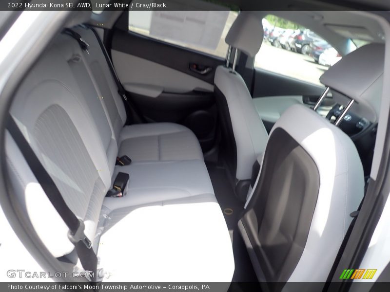 Rear Seat of 2022 Kona SEL AWD
