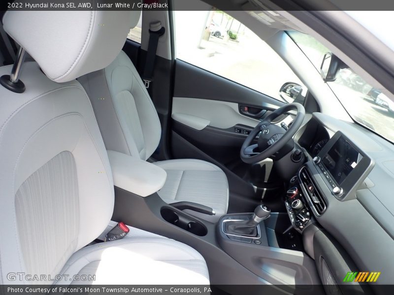 Front Seat of 2022 Kona SEL AWD